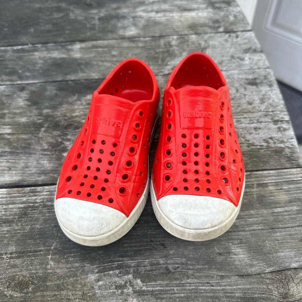 Native Kids Shoes - Red